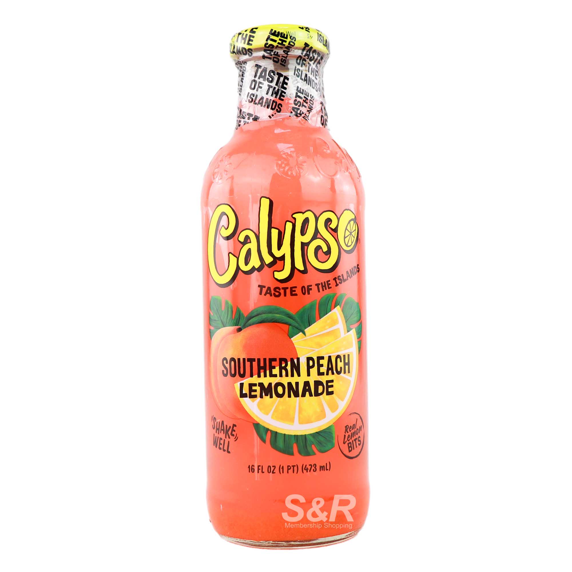 Calypso Southern Peach Lemonade Juice Drink 473mL Calypso Southern Peach Lemonade Juice Drink 473mL
